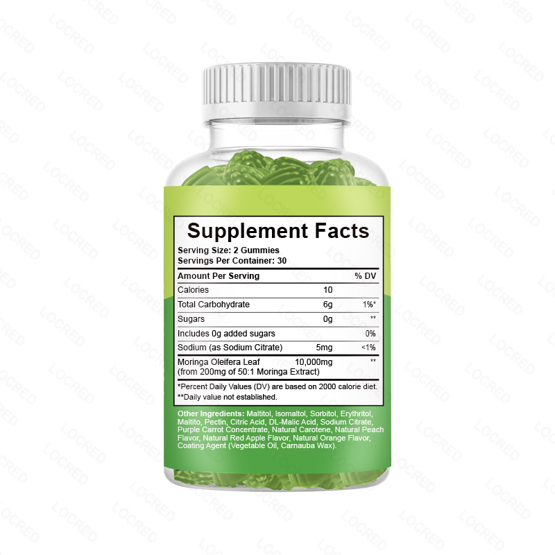 Gomitas de Moringa deliciosas llenas de nutrientes para el bienestar
