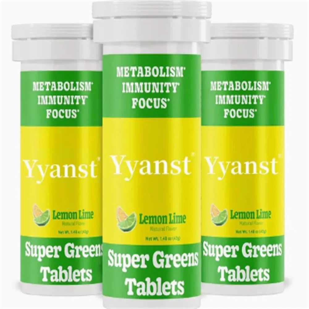 Venta Caliente Tabletas Efervescentes Refrescantes para el Soporte Inmunológico con Mezcla de Frutas y Verduras