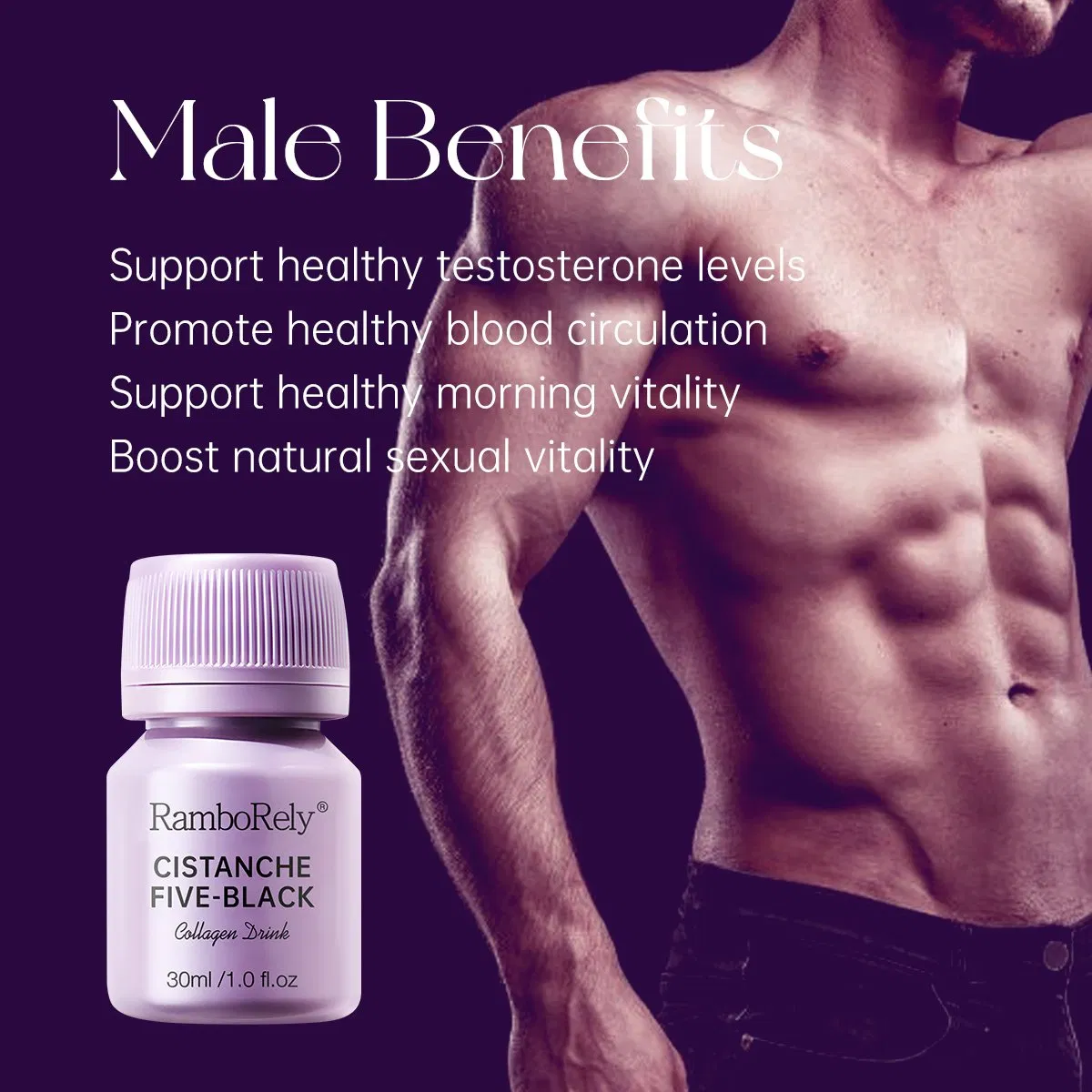 Bebida de colágeno negro cinco de Cistanche OEM, bebida saludable anti-envejecimiento para hombres y mujeres, aumento de energía