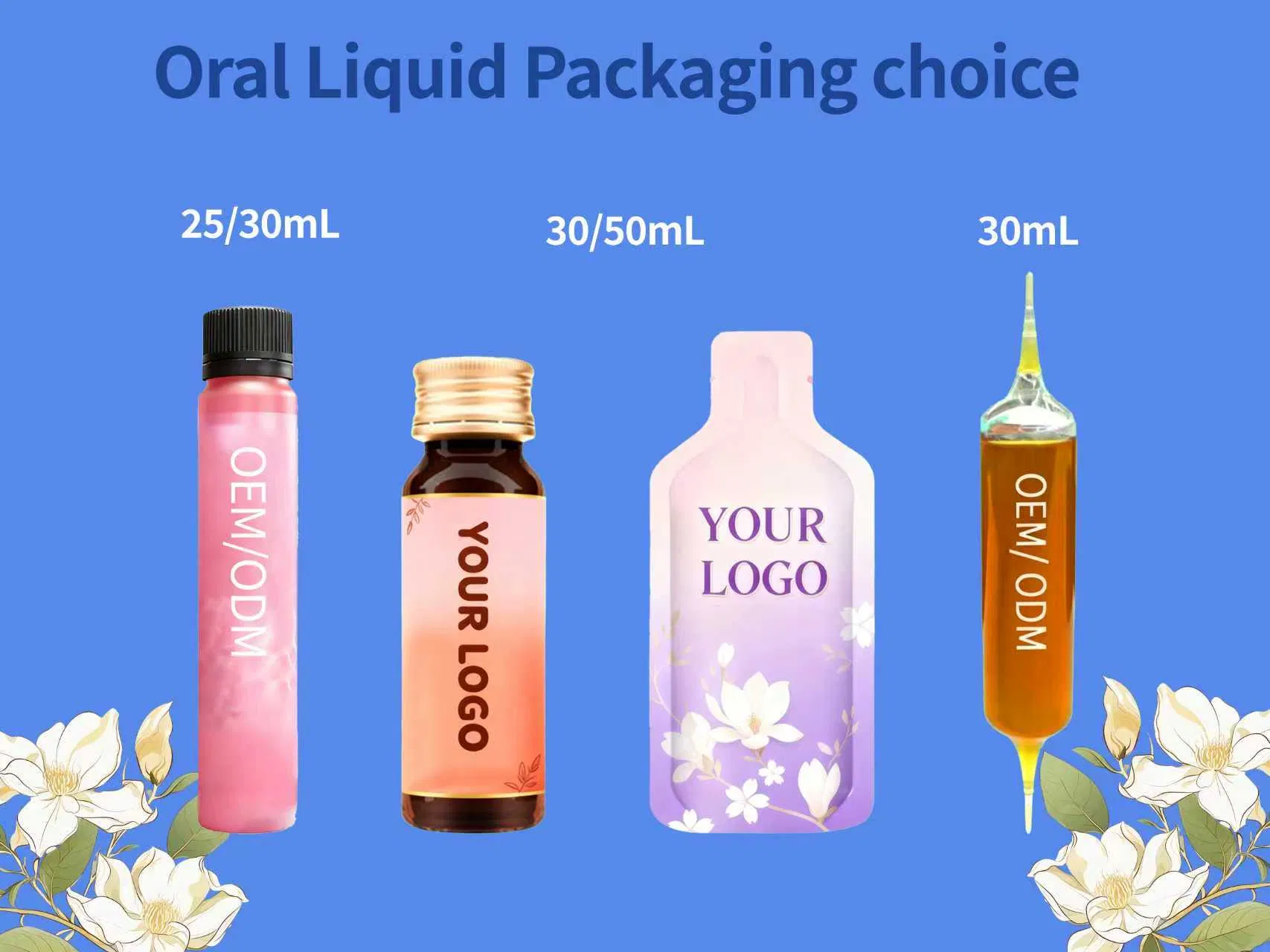 Bebida líquida oral de ginseng rojo coreano personalizada para mejorar la energía