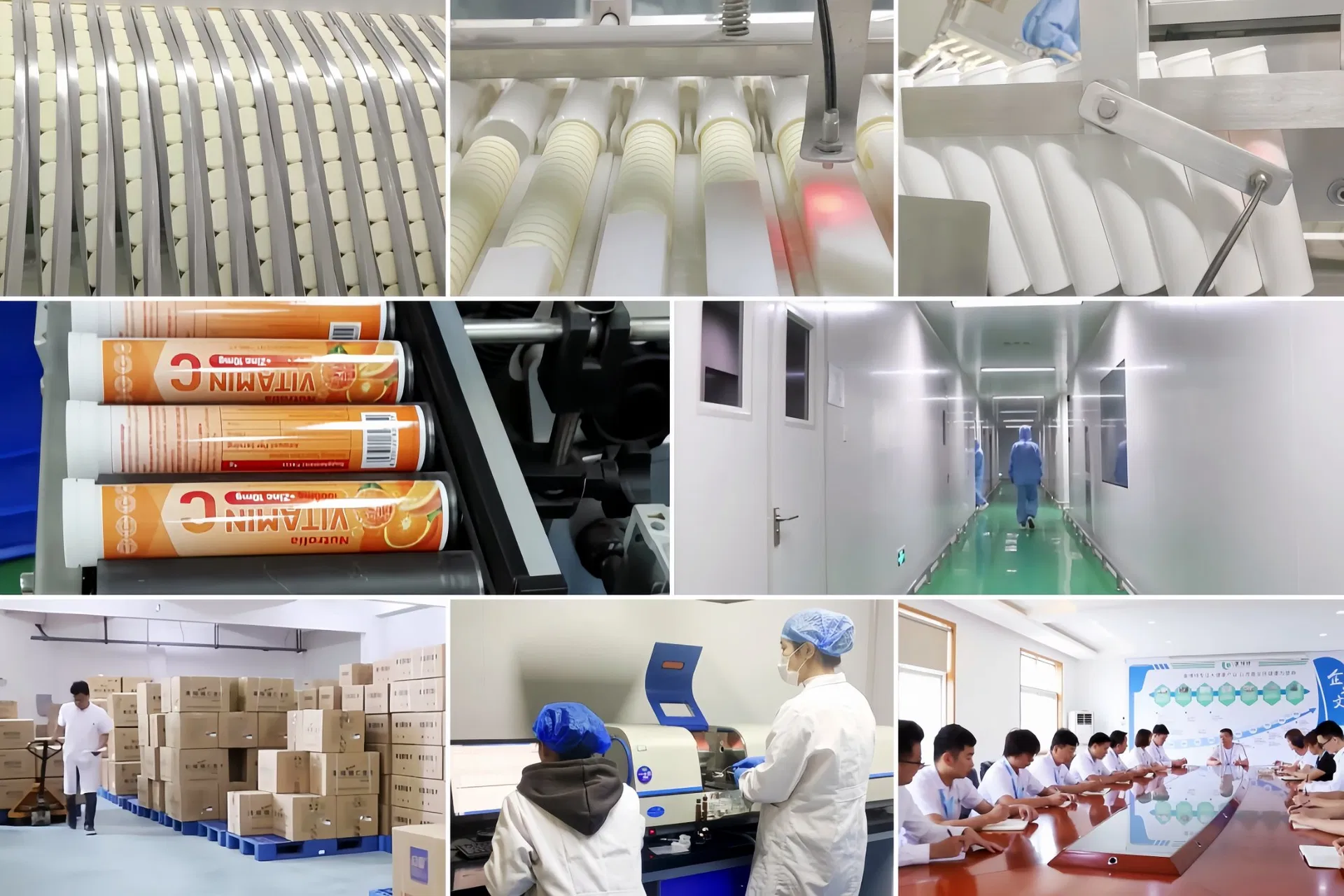 Línea de producción de suplementos