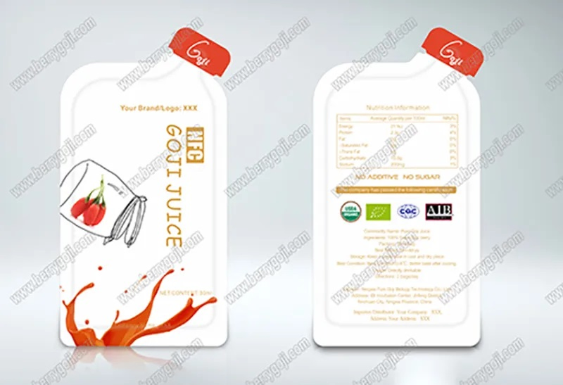 Jugo de Goji Orgánico Claro - Bebida Superalimento Refrescante para un Aumento de Energía Diario