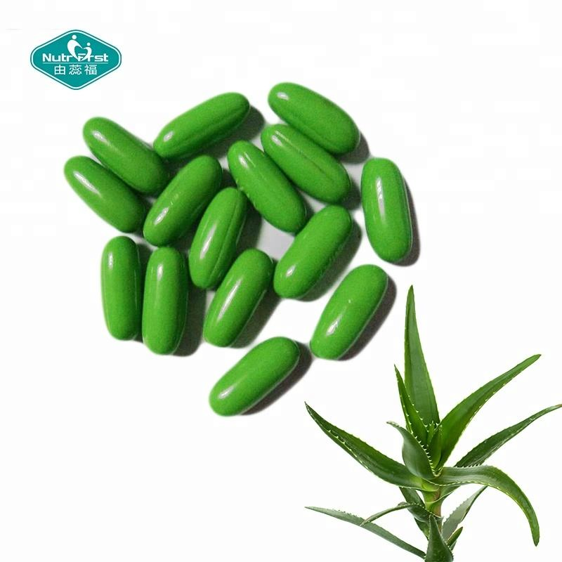 Suplementos hidratantes para el rostro Nutrifirst Extracto puro de aloe vera Cápsulas blandas de aloe vera para blanquear la piel
