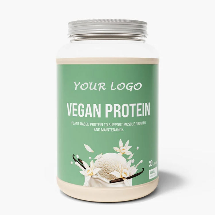 Batido de reemplazo de comida de proteína vegana OEM con bajo contenido de carbohidratos