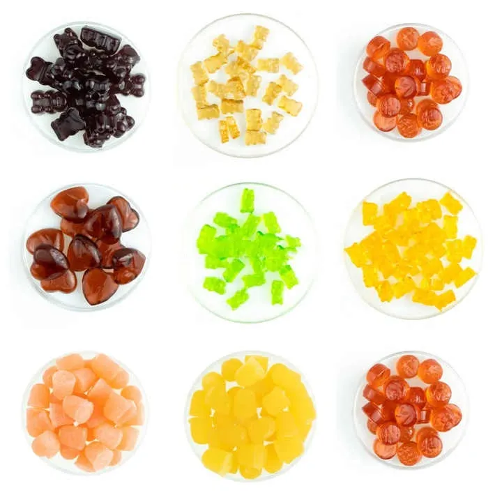 Variedad de gominolas
