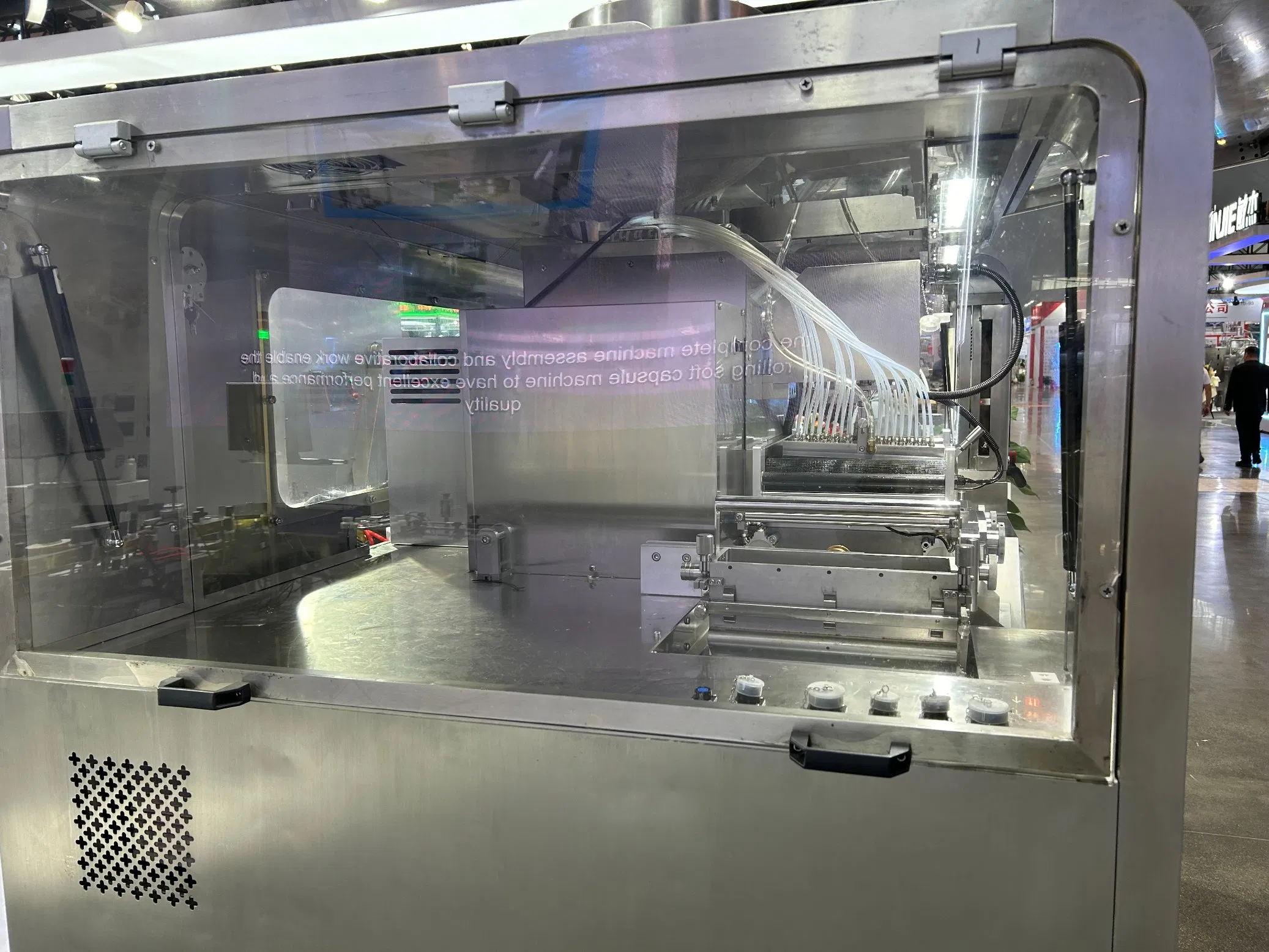 Línea de llenado de encapsulación automática de cápsulas de gelatina blanda farmacéutica vitamina de pescado