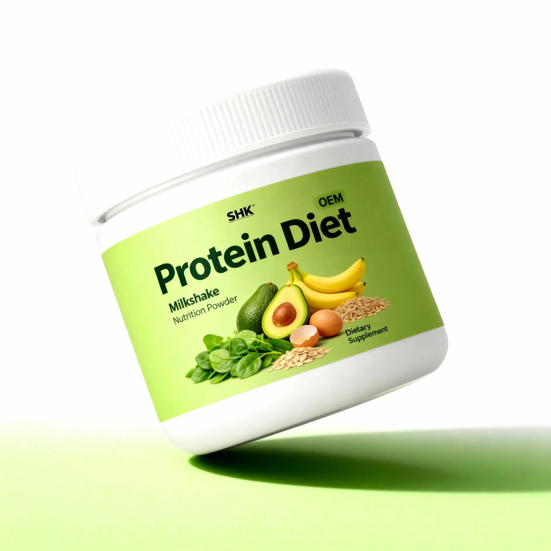 Batido de reemplazo de comida de proteína de nutrición de marca privada
