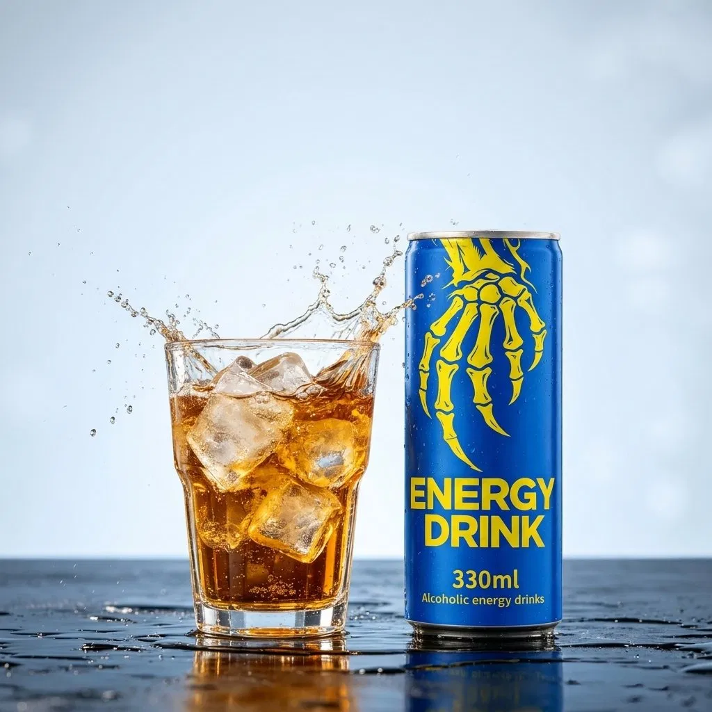 Fabricante OEM Halal Marca Privada Tu Propio Logo Marca OEM Hombres Poder Dorado Picante Sabor Fresa Concentrado Bebida Energética