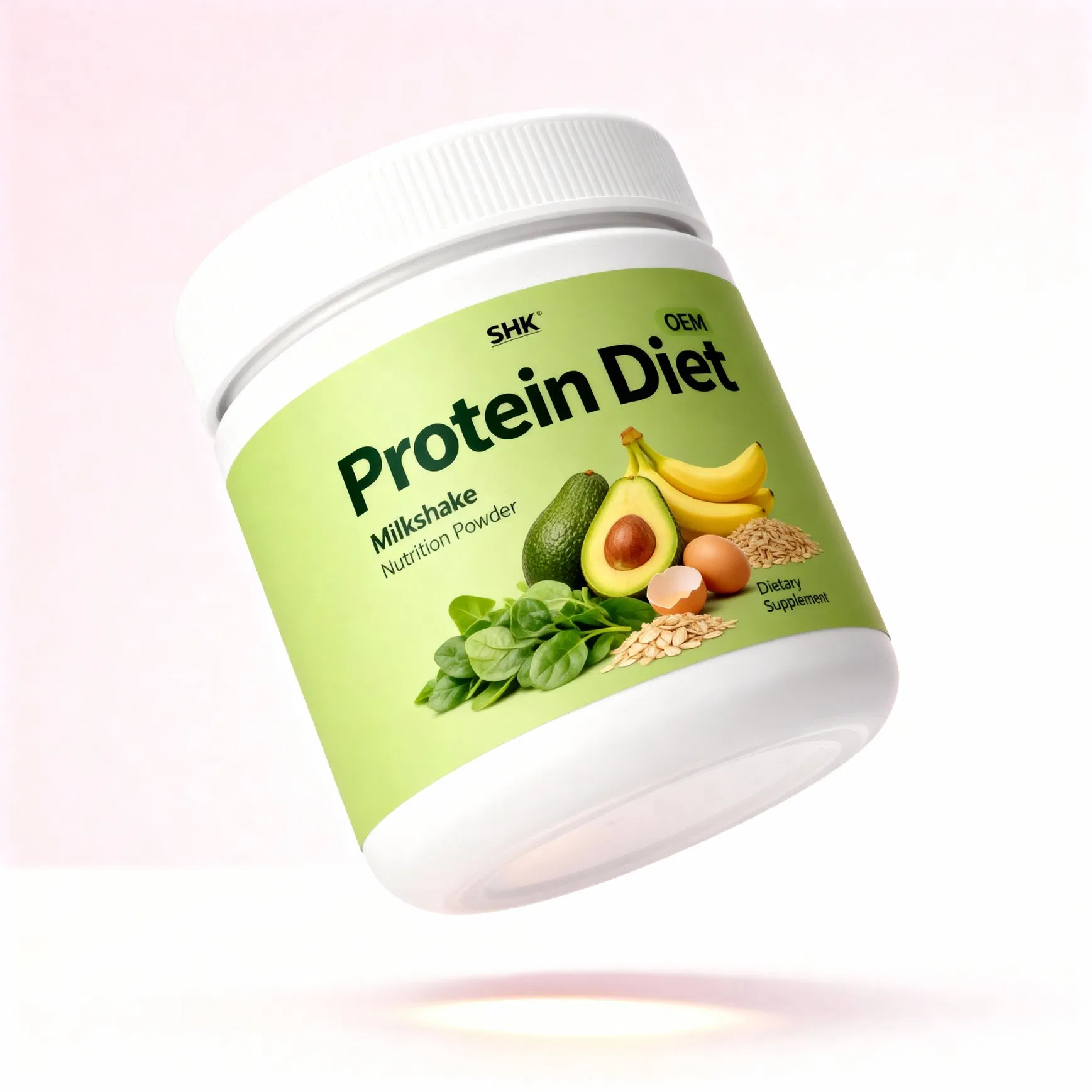 Batido de reemplazo de comida de proteína de nutrición de marca privada