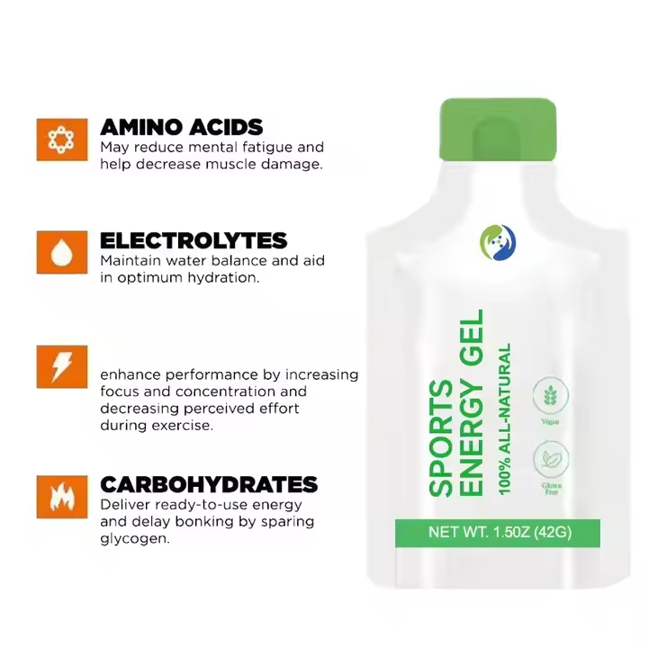 Suplemento de salud OEM Ausreson Nutrición Gel deportivo de energía bebida pre-entrenamiento