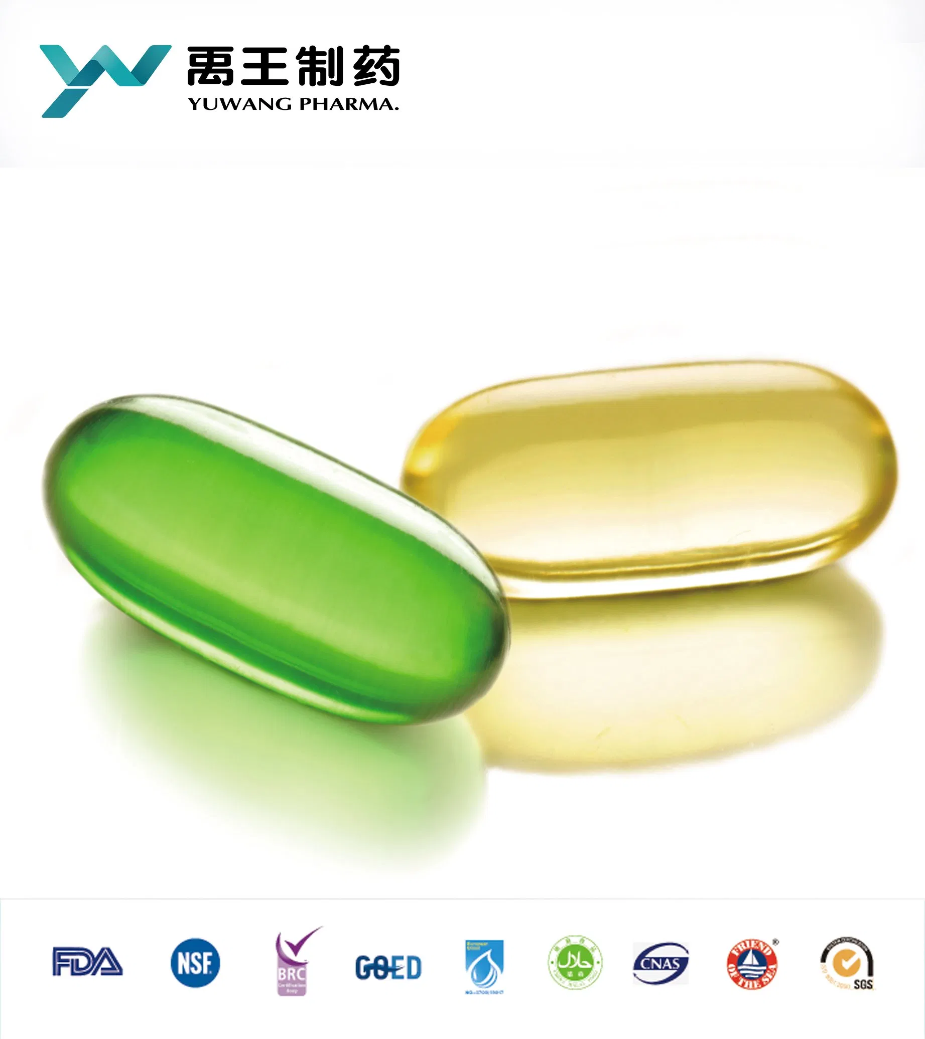 Suplemento Dietético OEM Cápsula Blanda de Aceite de Pescado Omega-3 Apoya la Salud del Corazón