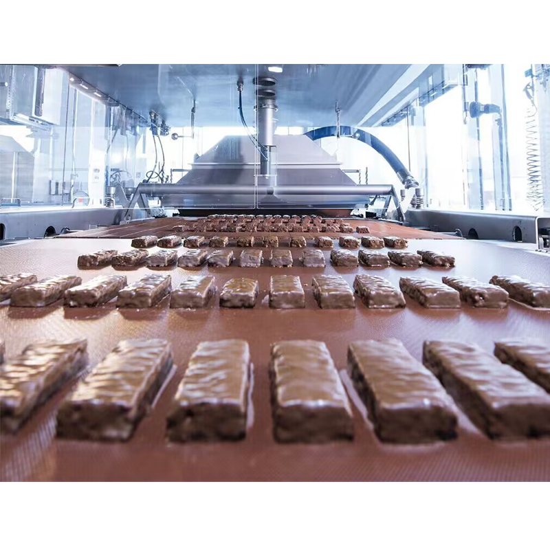 Producción de Barras de Snack - Desde la Formado, Corte, Recubrimiento y Enfriamiento