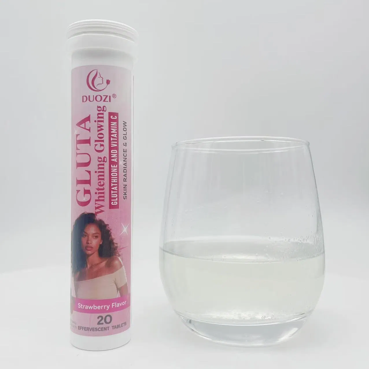 Tabletas de Gluta Blanqueadoras para Belleza y Radiancia Efervescente