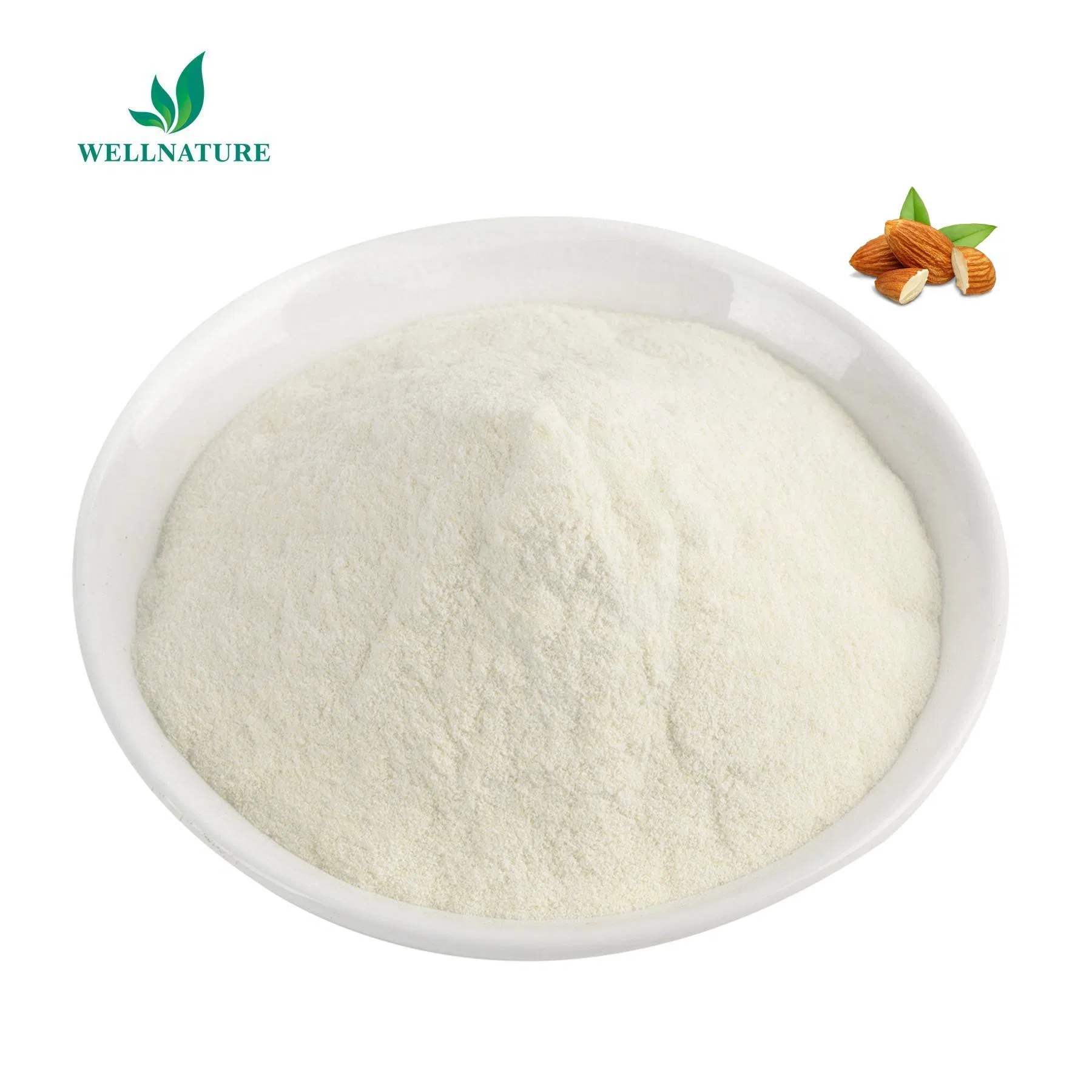 Polvo de Proteína de Almendra a Granel 50% Suministro de Fábrica de Polvo de Leche de Almendra Secado por Pulverización para Suplementos Nutricionales