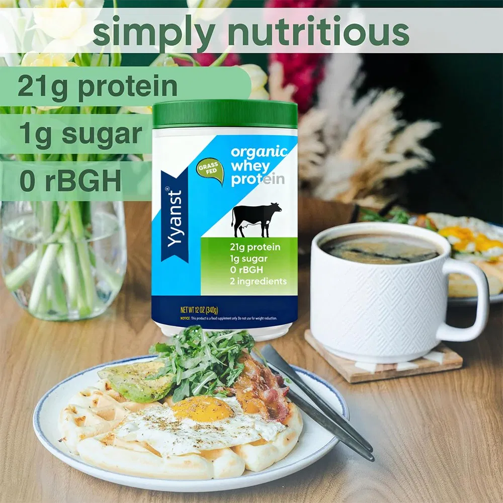 Suplementos nutricionales OEM/ODM para el deporte, apoyo orgánico en polvo de proteína de suero
