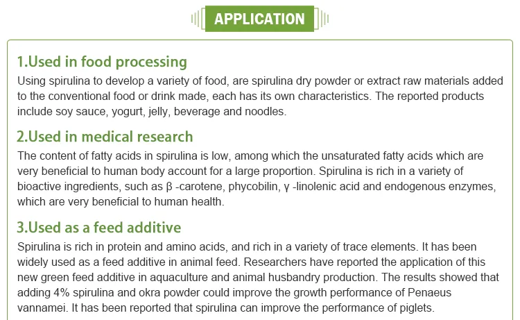Calidad de Espirulina