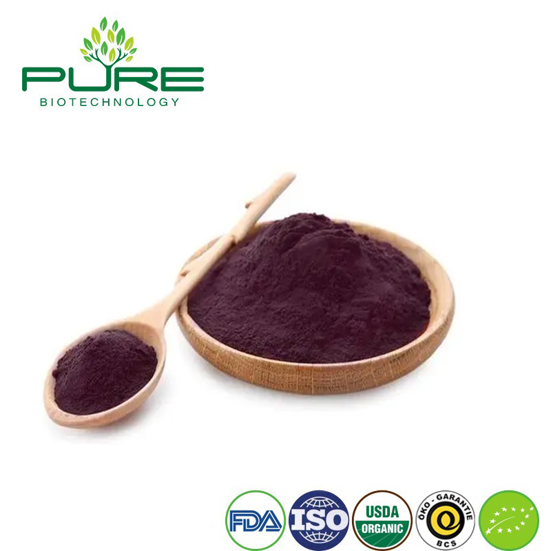Polvo de baya de acai rico en nutrientes para tazones de batido saludables