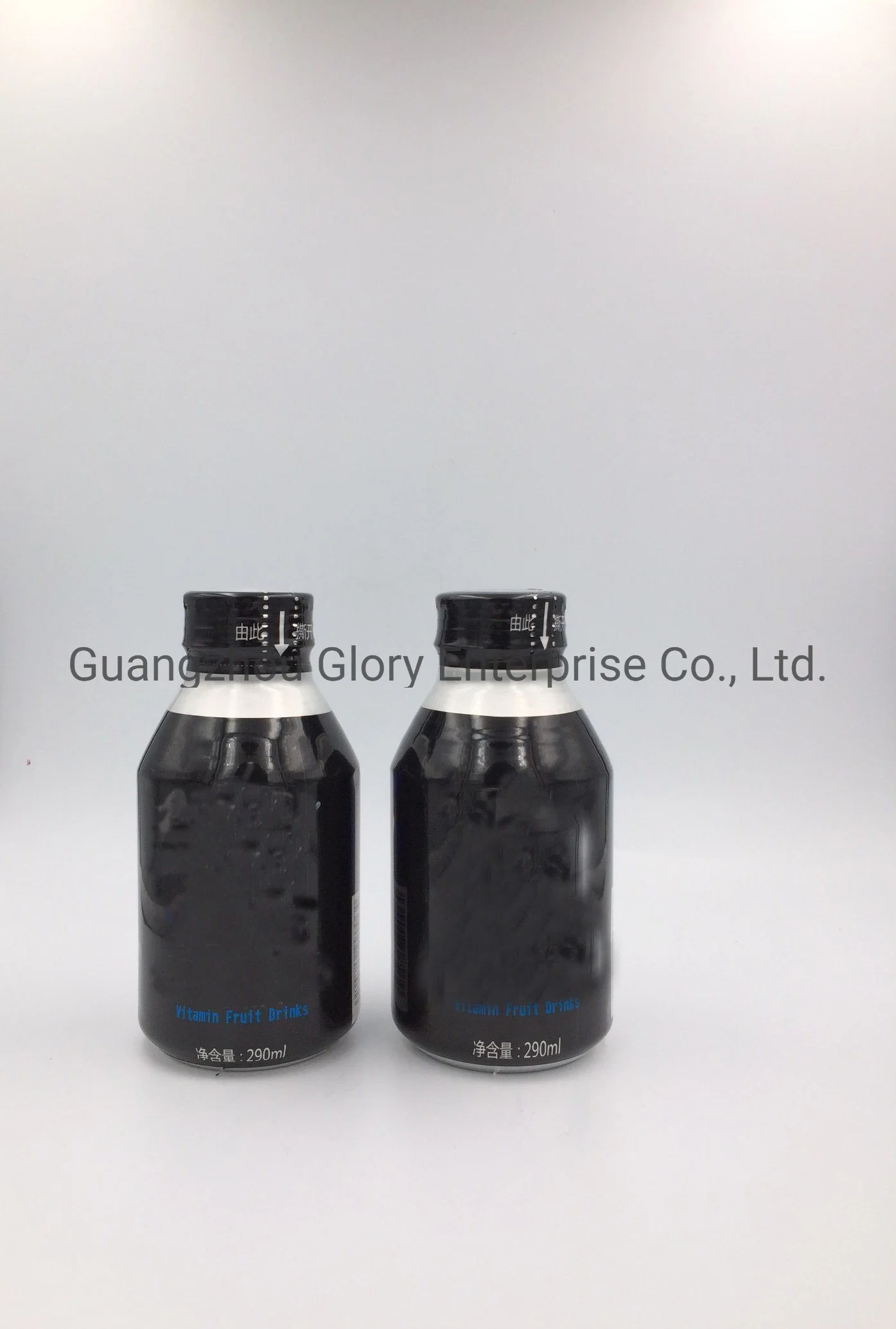 290mlx24 Botella de aluminio marca OEM bebida energética carbonatada con vitaminas y taurina