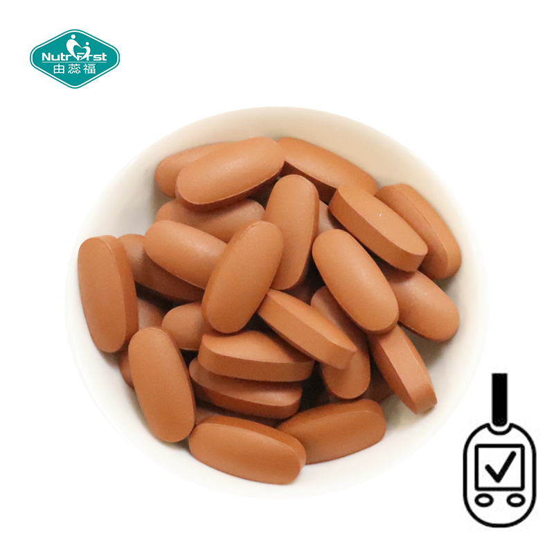 Tabletas de Soporte de Azúcar en Sangre a Base de Hierbas con Cromo Vitaminas Suplemento OEM