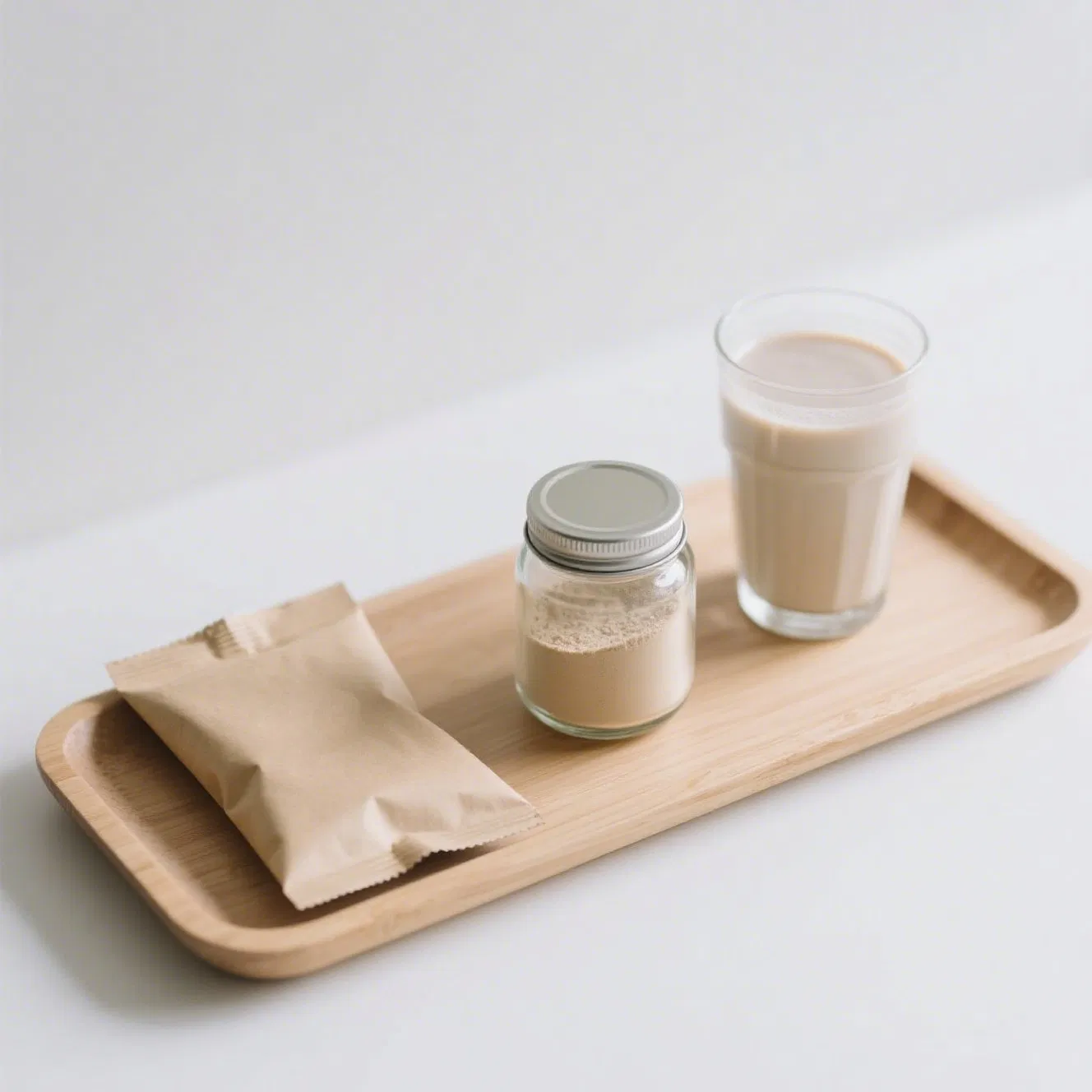 Mezcla de batido de reemplazo de comida para la pérdida de peso con ingredientes naturales para la recuperación muscular