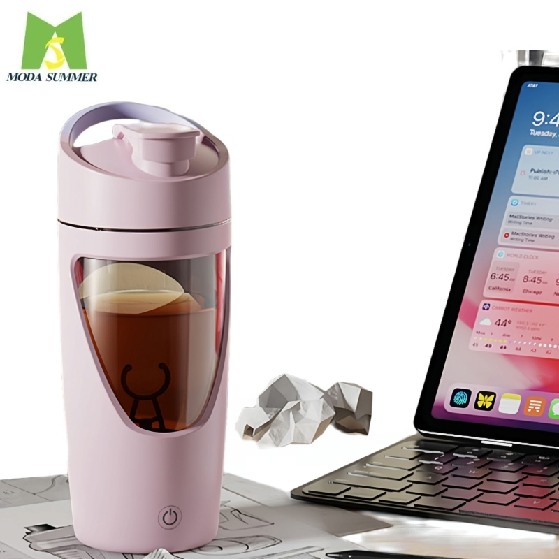 Botella mezcladora eléctrica portátil OEM Brands Tritan, tazas mezcladoras, tazas de café para batidos de proteínas y batidos de reemplazo de comidas