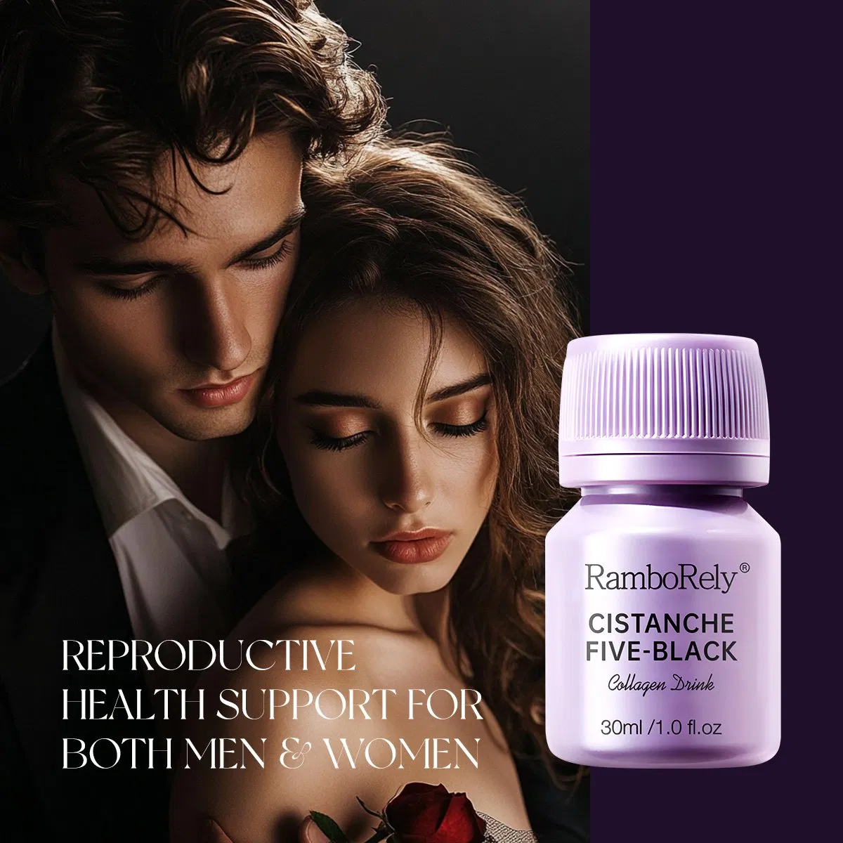 Bebida de colágeno negro cinco de Cistanche OEM, bebida saludable anti-envejecimiento para hombres y mujeres, aumento de energía