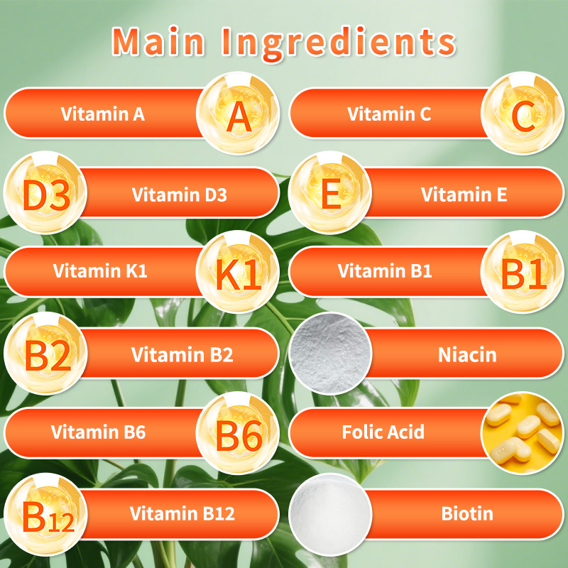 OEM Promueve Niveles de Energía Saludables Vitaminas Suplementos Herbales Tabletas