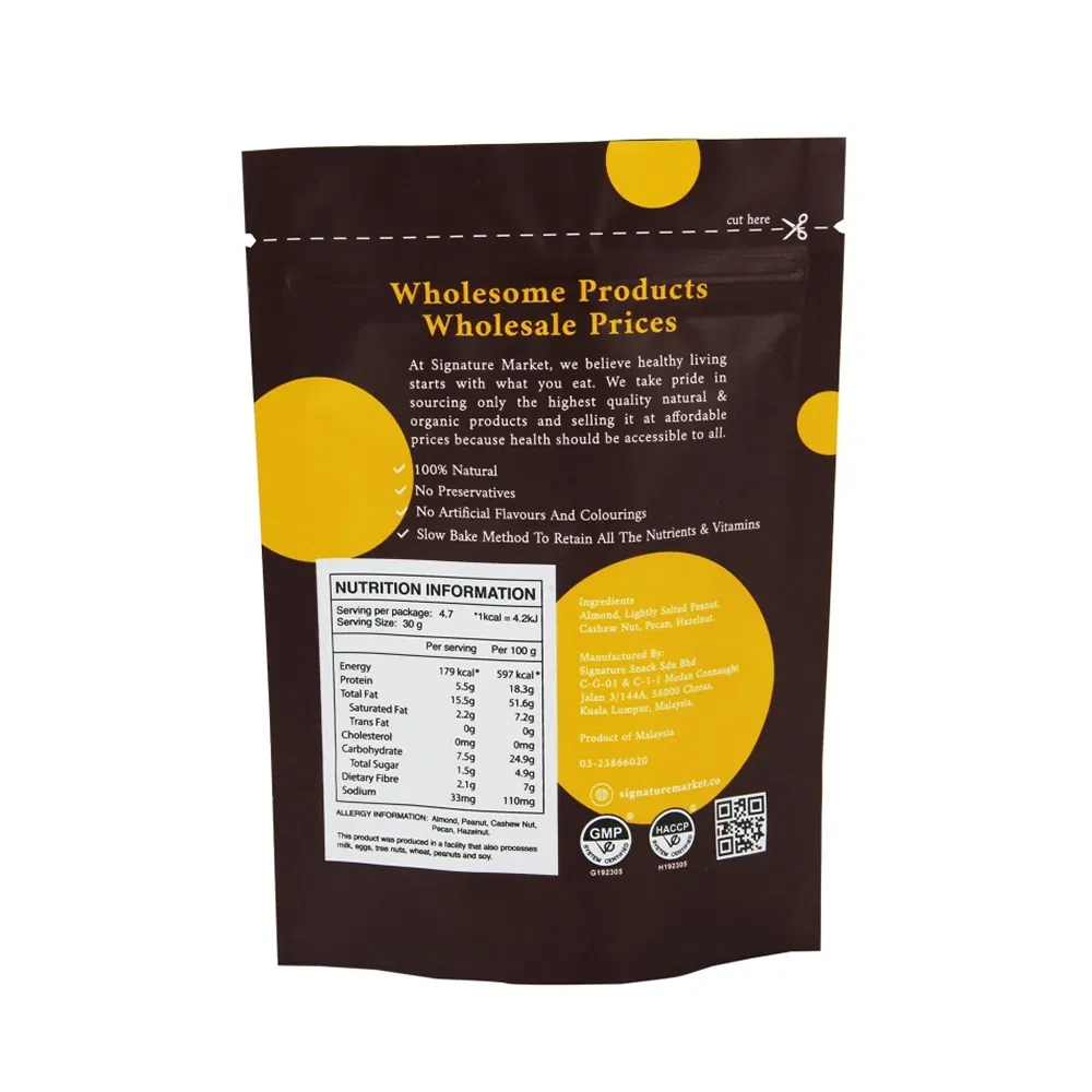 Pouches de reemplazo de comida premium para batidos y smoothies saludables