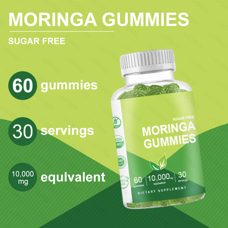 Gomitas de Moringa deliciosas llenas de nutrientes para el bienestar