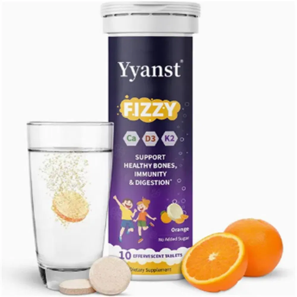 Tabletas efervescentes diarias de vitaminas y minerales para el apoyo inmunológico y digestivo