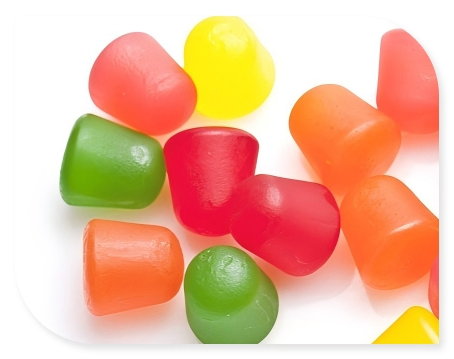Gomitas divertidas y sabrosas para niños con nutrientes y minerales vitales