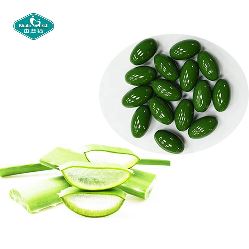 Suero hidratante facial para el cuidado de la piel, extracto orgánico de hojas de aloe vera, cápsulas suaves de vitamina E