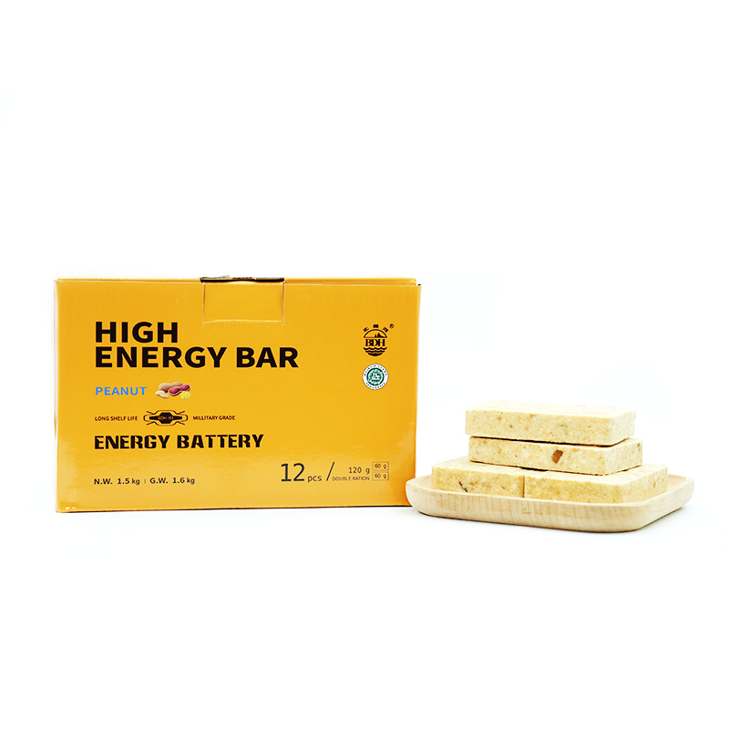 Sabor a cacahuete Bar de cereales mejor Snack para el deporte al aire libre High Galletas energéticas