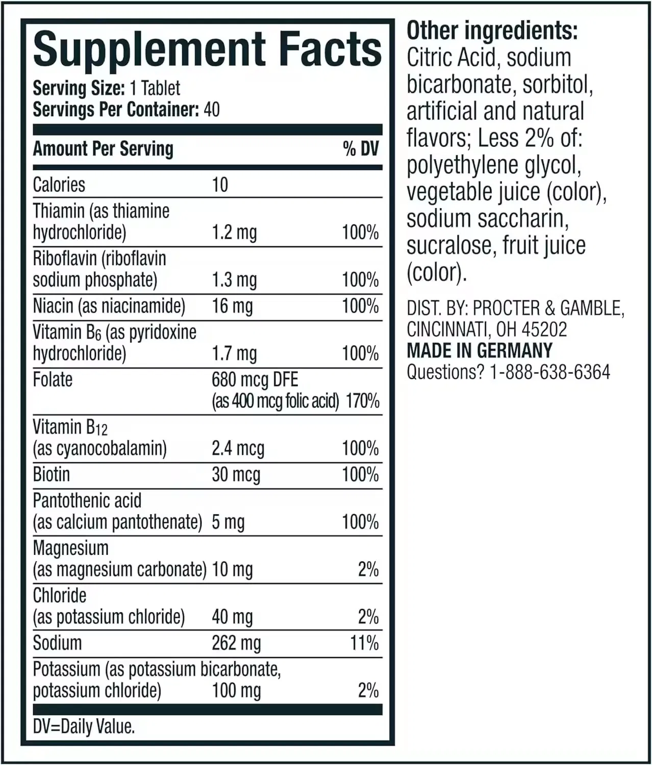 Tableta efervescente de servicio OEM para hidratación, electrolitos y tableta de hidratación de vitamina C diaria 1000mg tabletas efervescentes
