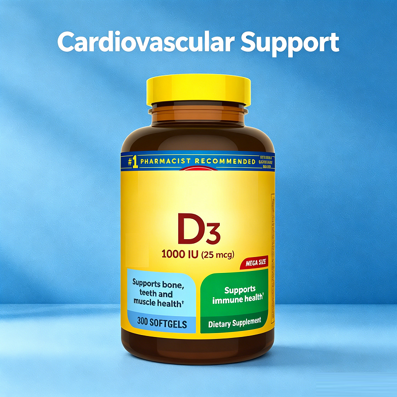 Cápsulas Blandas de Vitamina D3 y K2 para la Salud Ósea - Calidad ODM