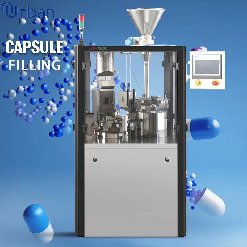 Máquina de llenado de cápsulas duras