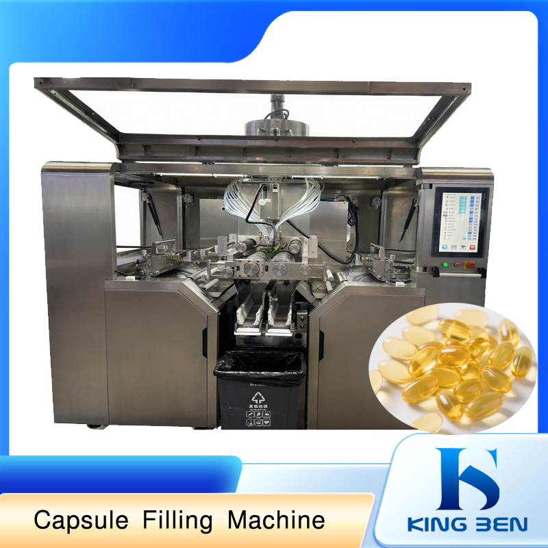 Línea de llenado de encapsulación automática de cápsulas de gelatina blanda farmacéutica vitamina de pescado