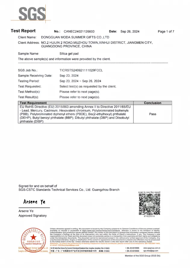 Certificación SGS