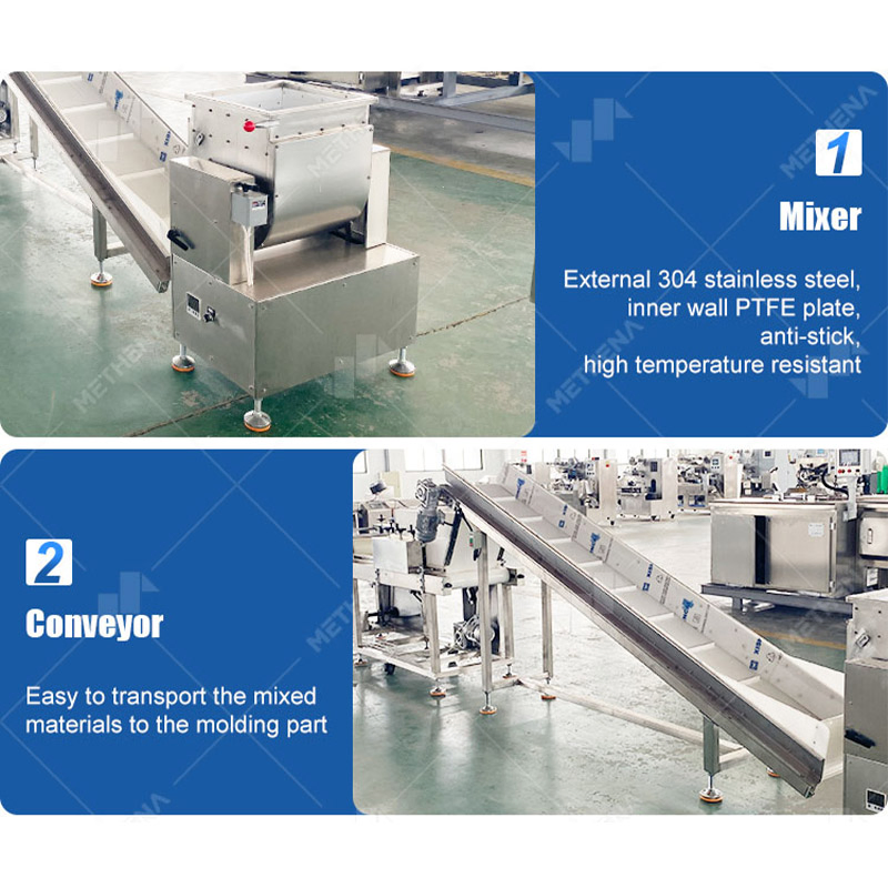 Equipo de procesamiento automatizado de barra de bocadillos para pequeñas empresas, energía, cacahuete caramelizado, proteína, barra de cereal para desayuno, barra de caramelo, línea de producción