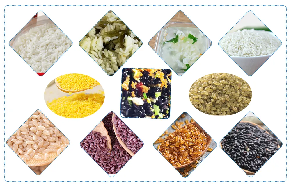 Aplicaciones de arroz instantáneo