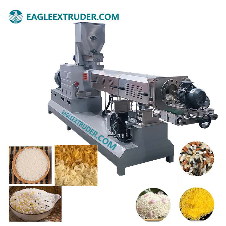 Máquina de fabricación de arroz artificial Línea de procesamiento de arroz nutricional de Jinan Eagle China