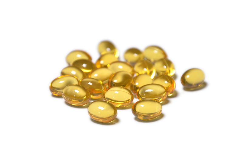 Suplementos naturales para el crecimiento del cabello vitamina E en cápsulas blandas