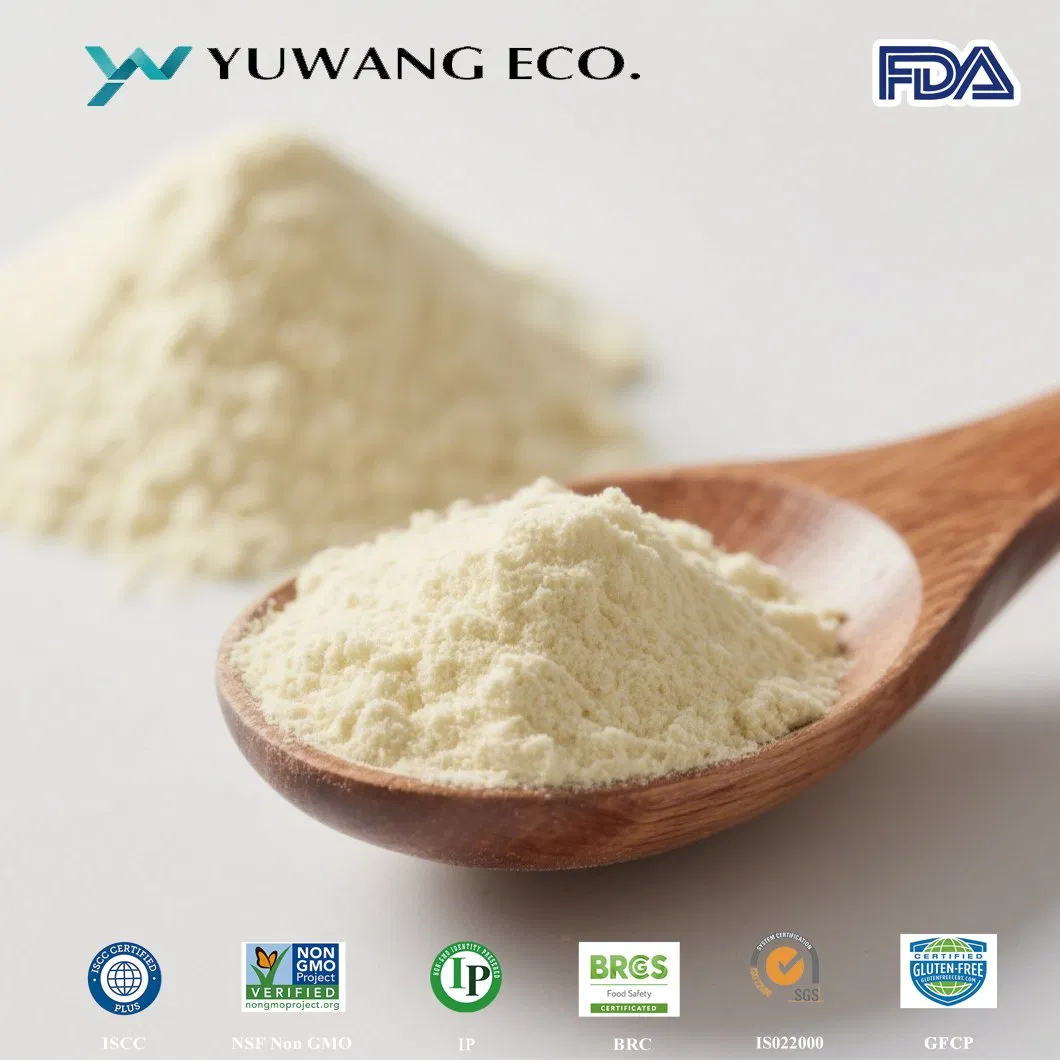 Fuente Certificada por la FDA Fábrica Buena Dispersibilidad Baja Viscosidad 90% Proteína de Soja en Polvo para Alimentos Saludables Barra Energética Barra de Proteína