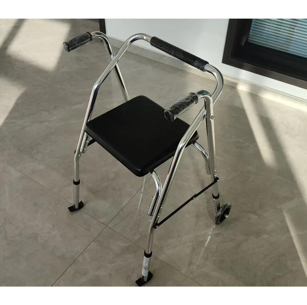 Steel Folding Walking Rollator 1