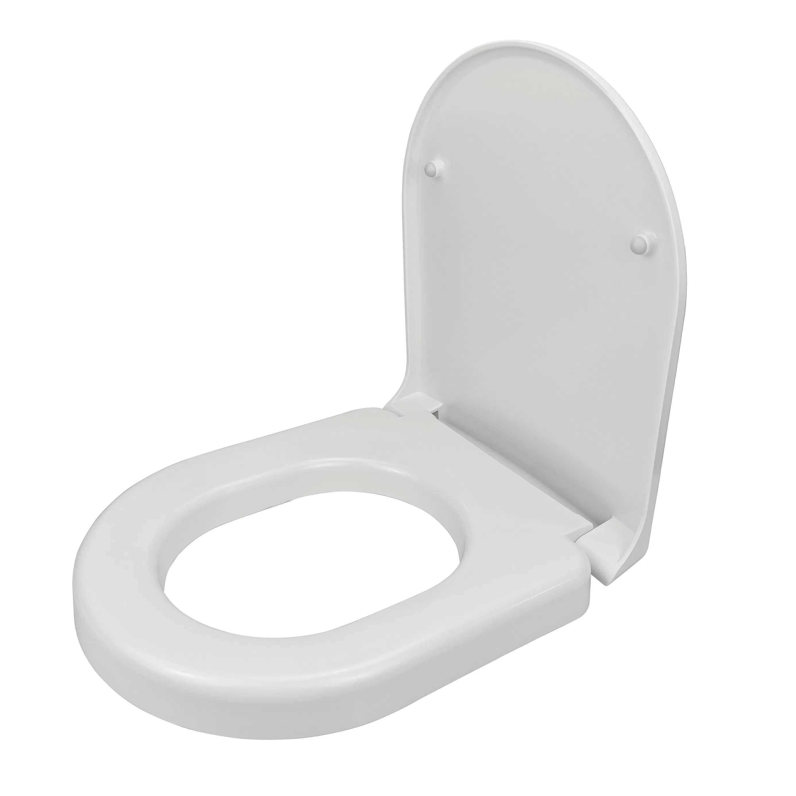 Classic D Shape Raised 5 Cm Toilet Seat for Disable or Taller People