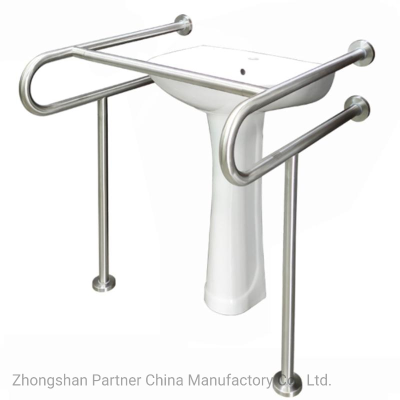 Bathroom Bracket Wall Mounted Floor Standing Toilet Grab Bar