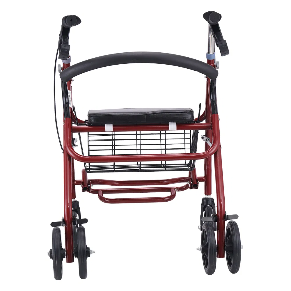 Senior Medical Rehabilitation Therapy Supplies Walker Rollator with Seat