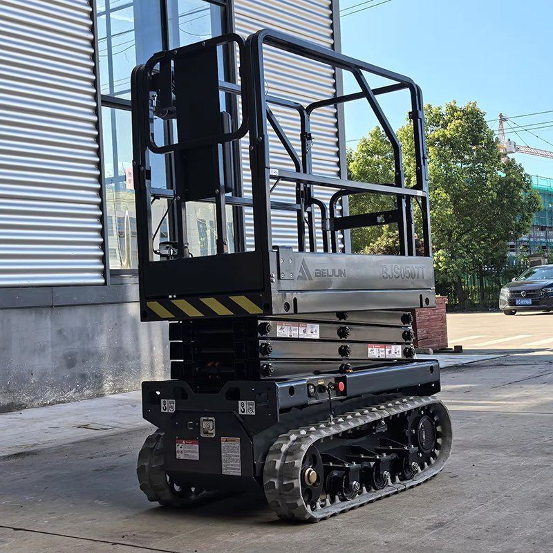 New Mobile Manual Home Lifting Platform Mini Crawler Hydraulic 200kg Lift Electric Stair Scissor Lift