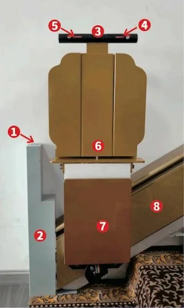 Chair Lift Stair Climber Structure