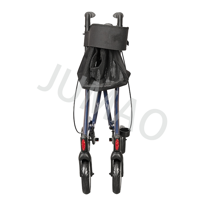 Rollator with Seat Aluminum Frame Lightweight Design for Elderly Use
